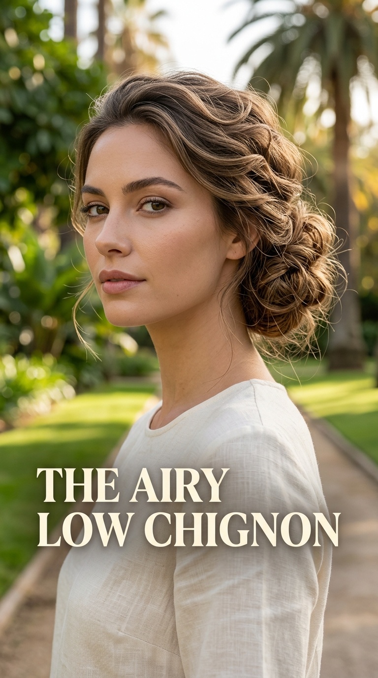 The Airy Low Chignon