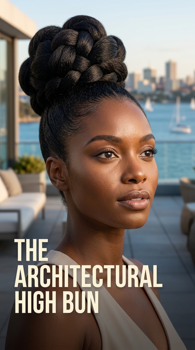 The Architectural High Bun