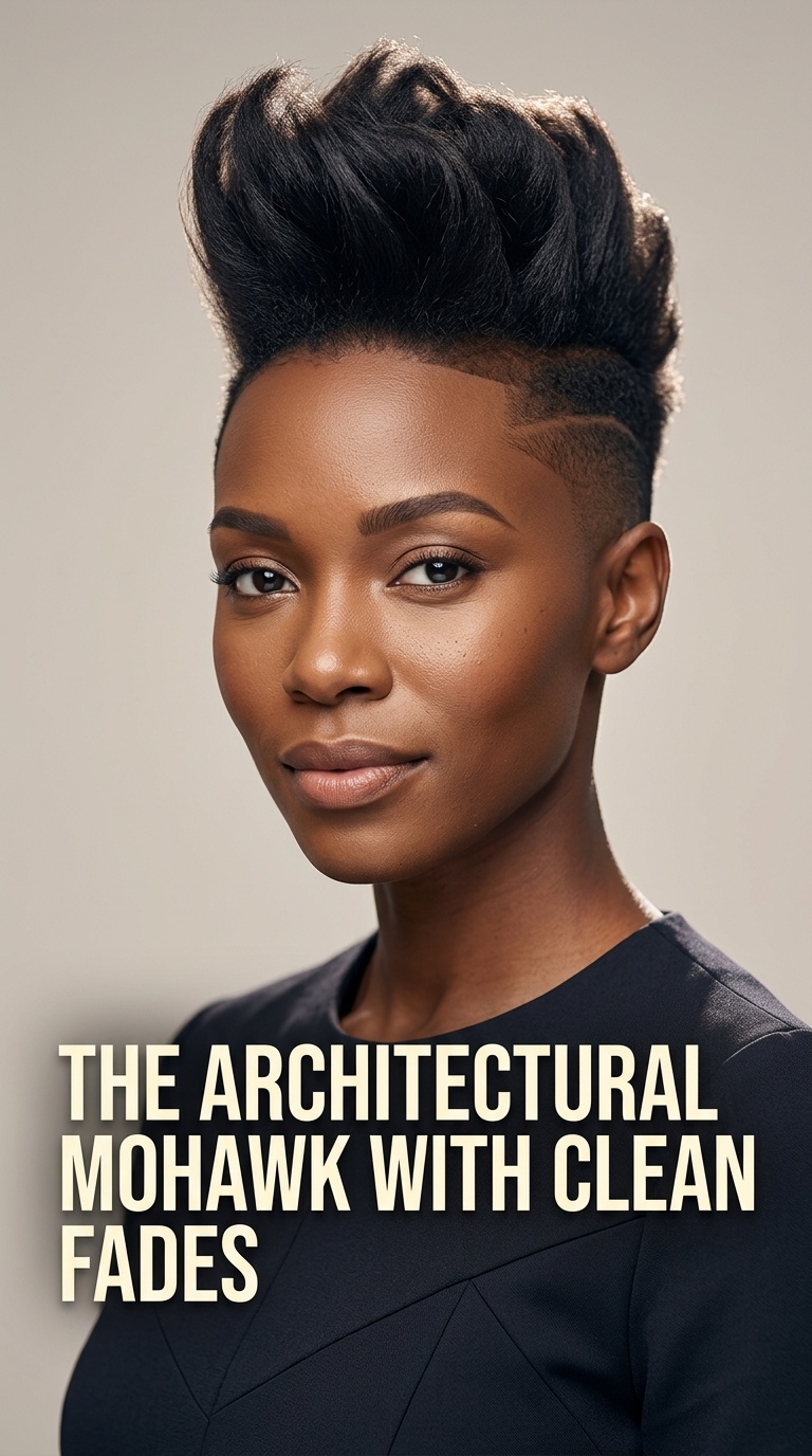 The Architectural Mohawk with Clean Fades