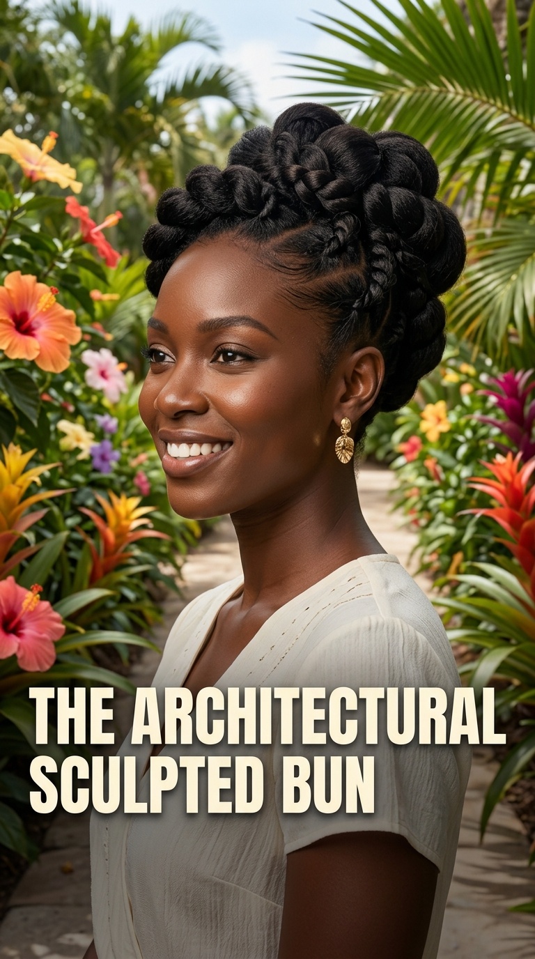 The Architectural Sculpted Bun