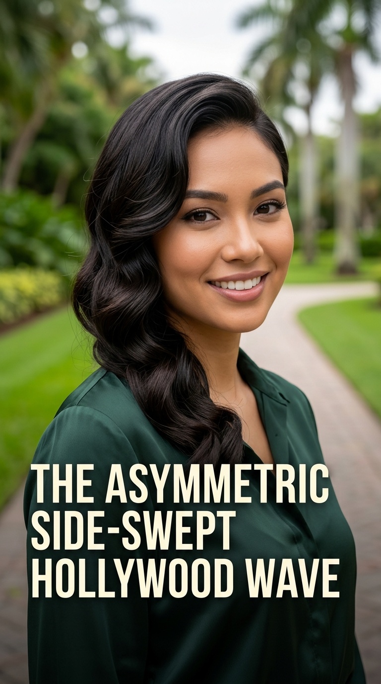 The Asymmetric Side-Swept Hollywood Wave