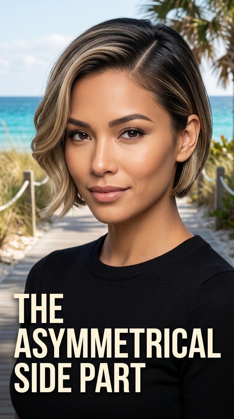 The Asymmetrical Side Part