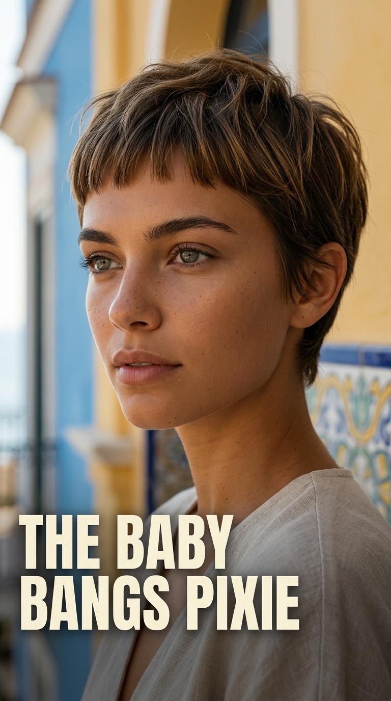 The Baby Bangs Pixie