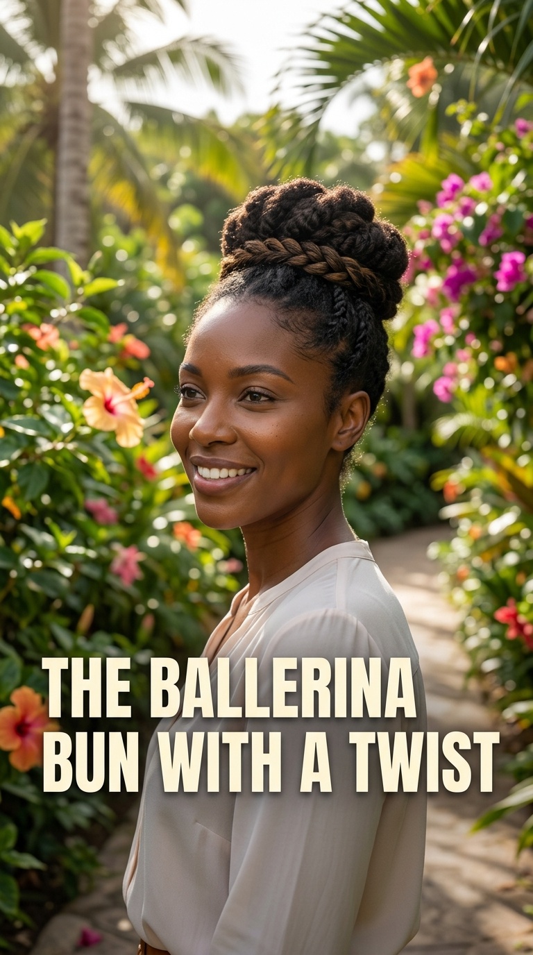 The Ballerina Bun with a Twist