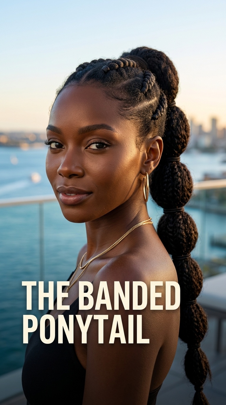 The Banded Ponytail