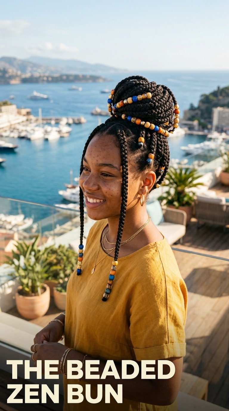The Beaded Zen Bun