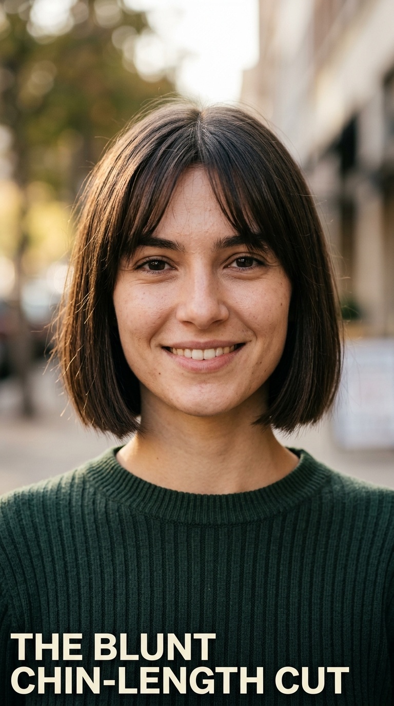 The Blunt Chin-Length Cut