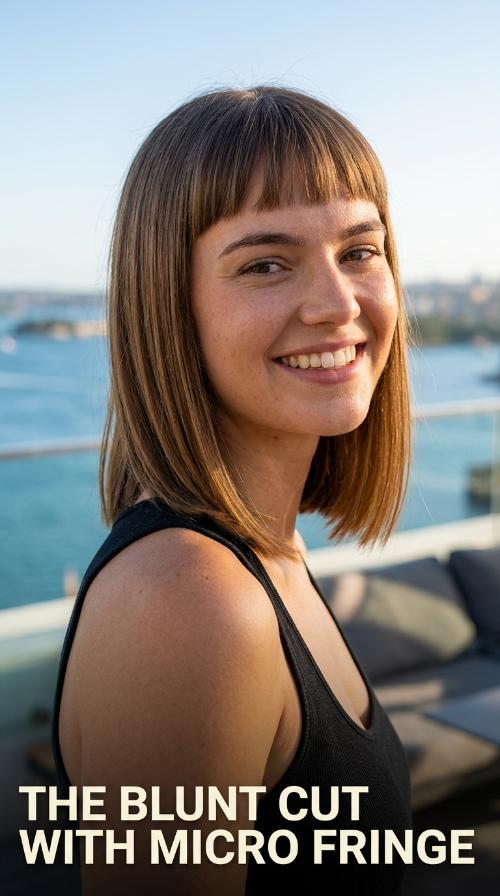 The Blunt Cut with Micro Fringe