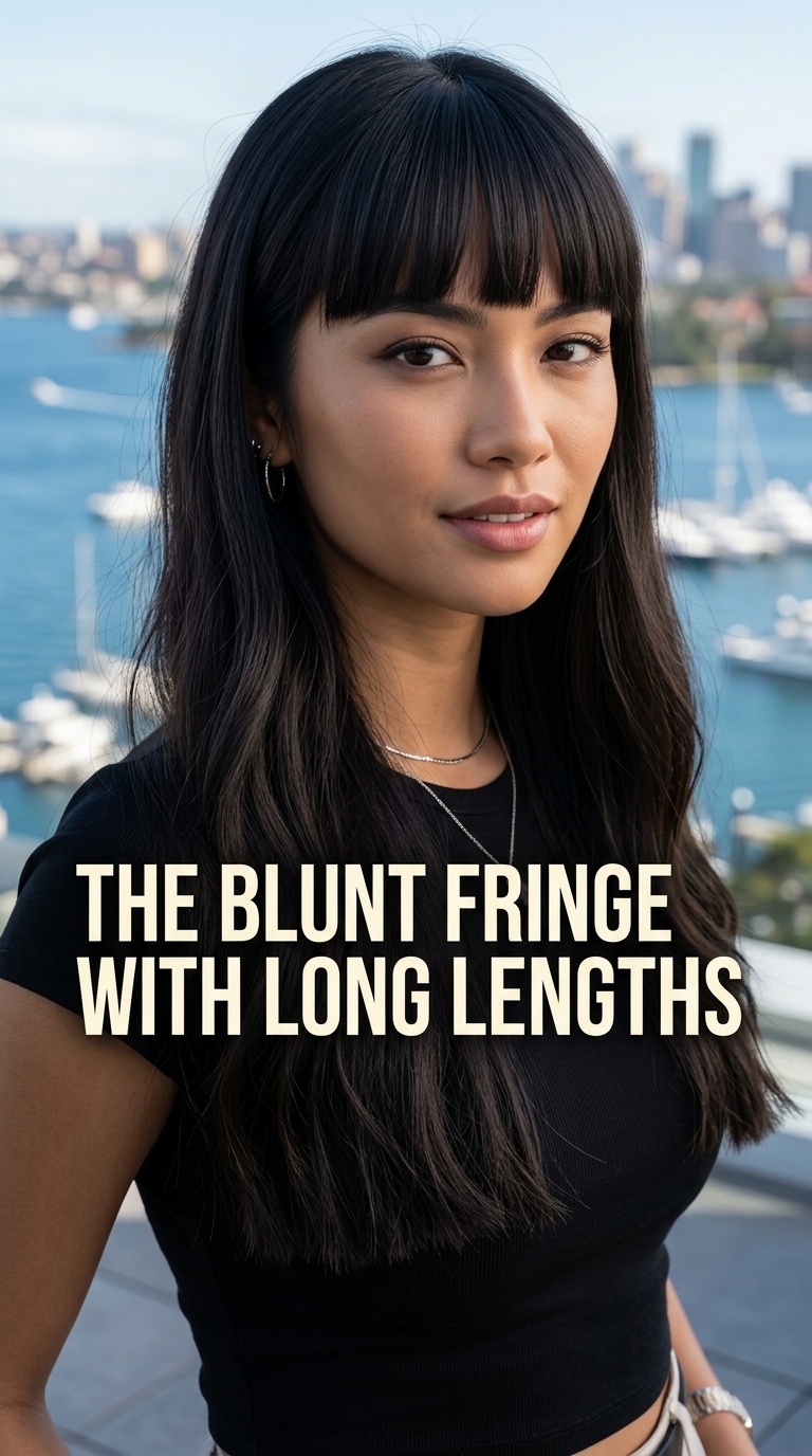 The Blunt Fringe with Long Lengths