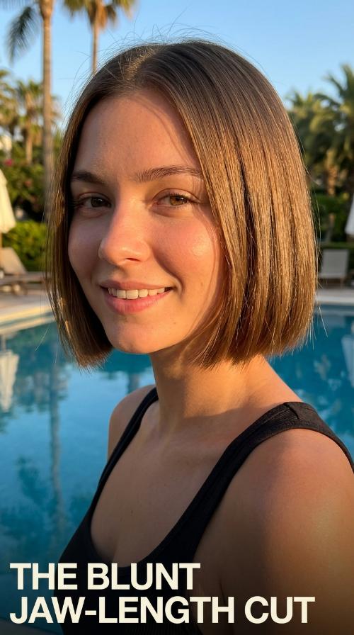 The Blunt Jaw-Length Cut
