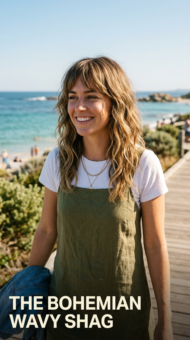 The Bohemian Wavy Shag