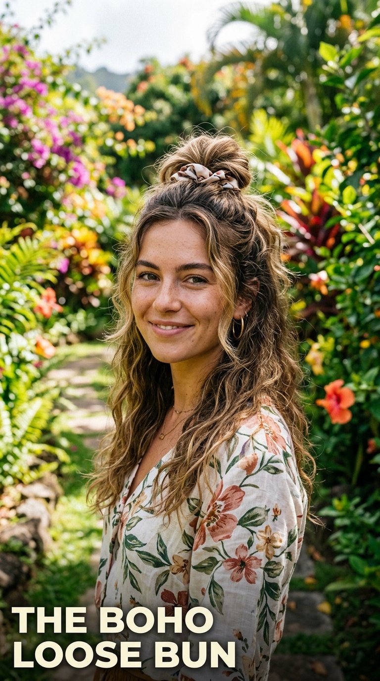 The Boho Loose Bun
