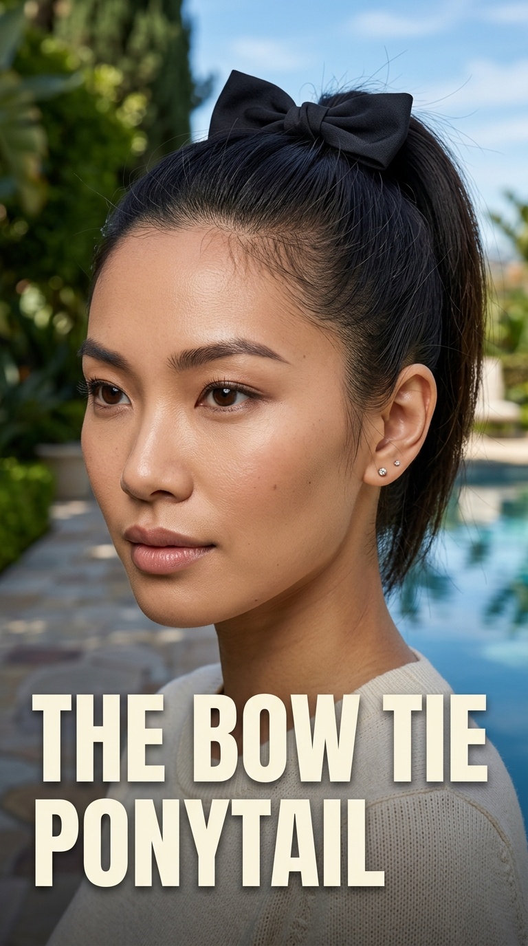 The Bow Tie Ponytail