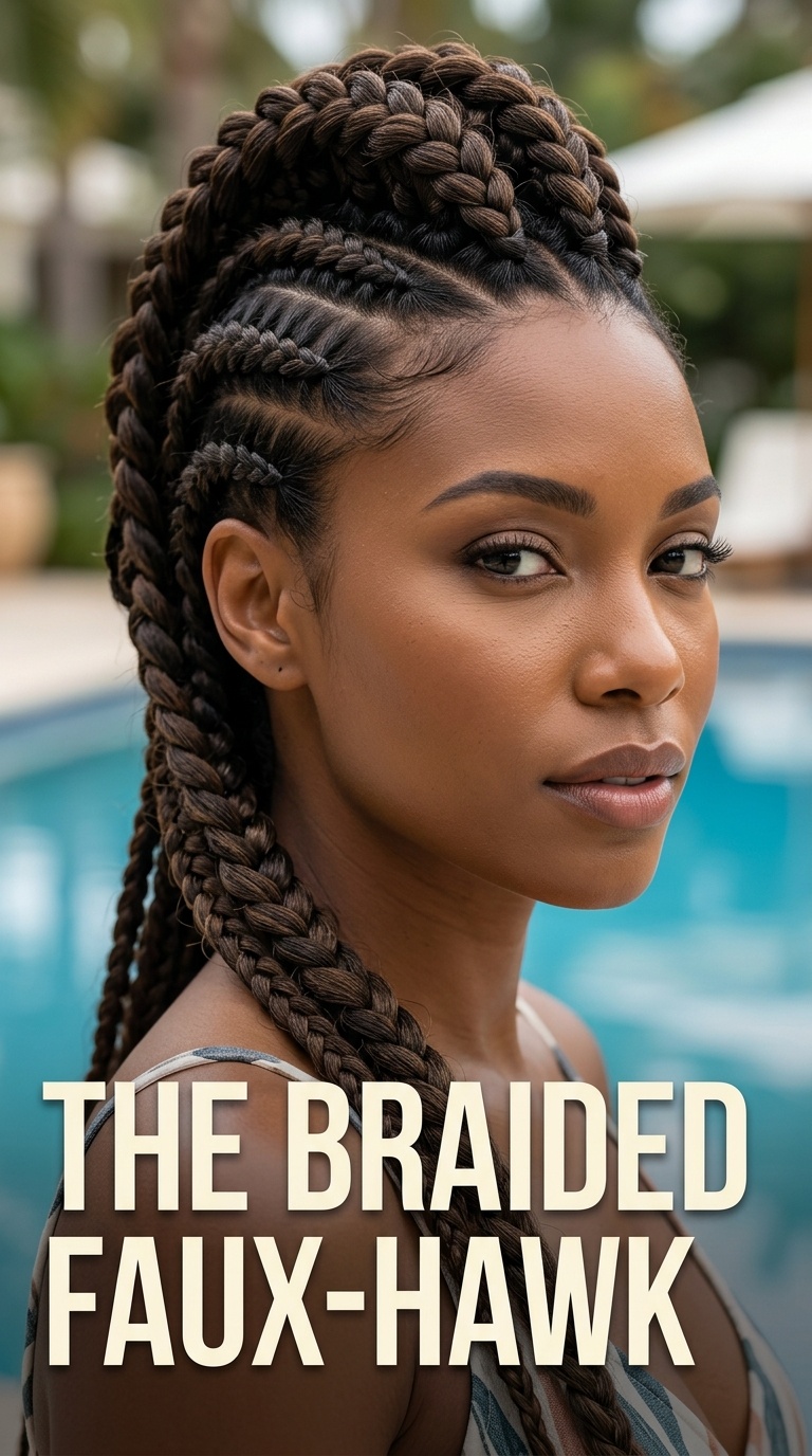 The Braided Faux-Hawk