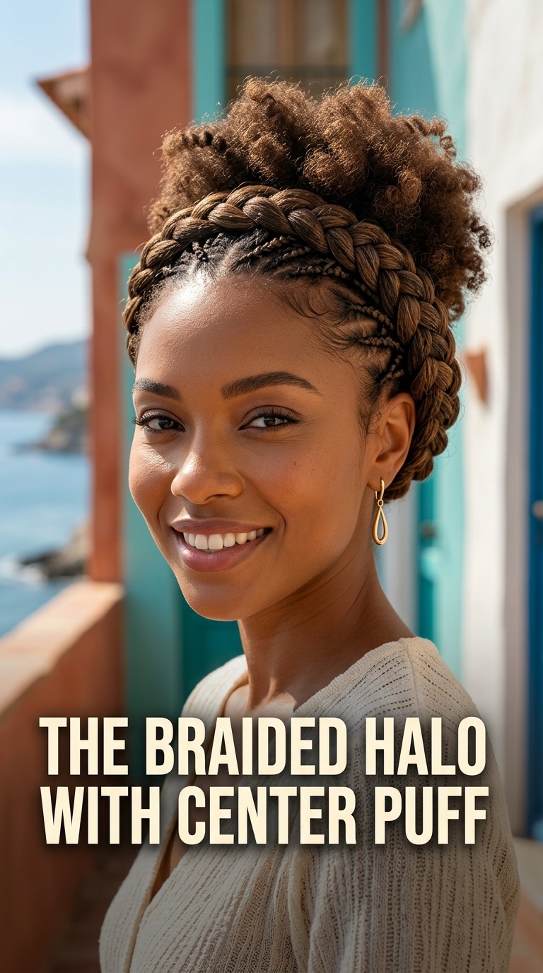 The Braided Halo with Center Puff