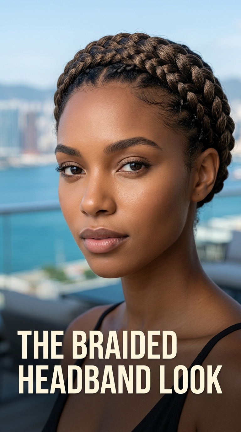 The Braided Headband Look
