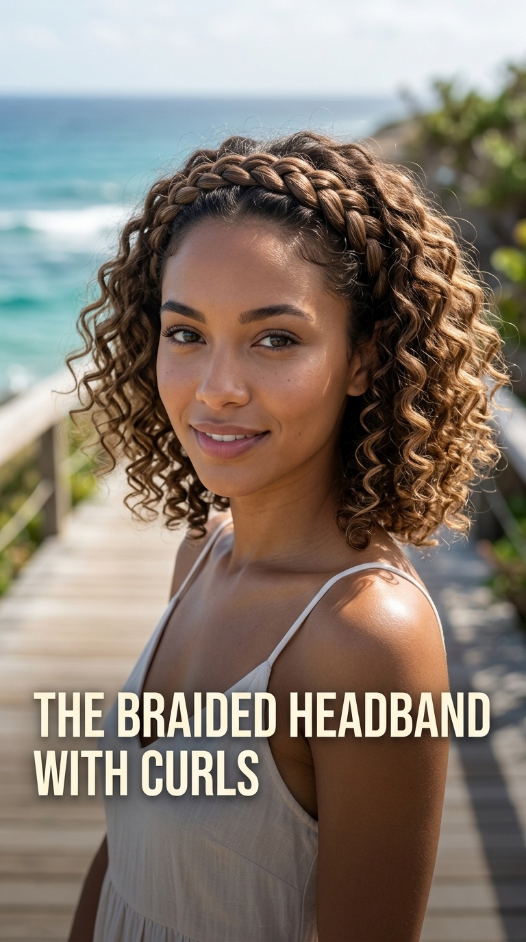 The Braided Headband with Curls