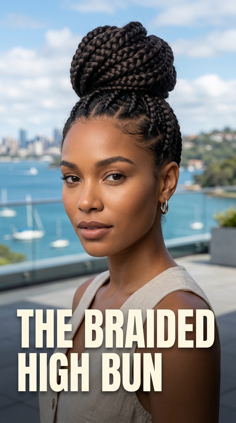 The Braided High Bun