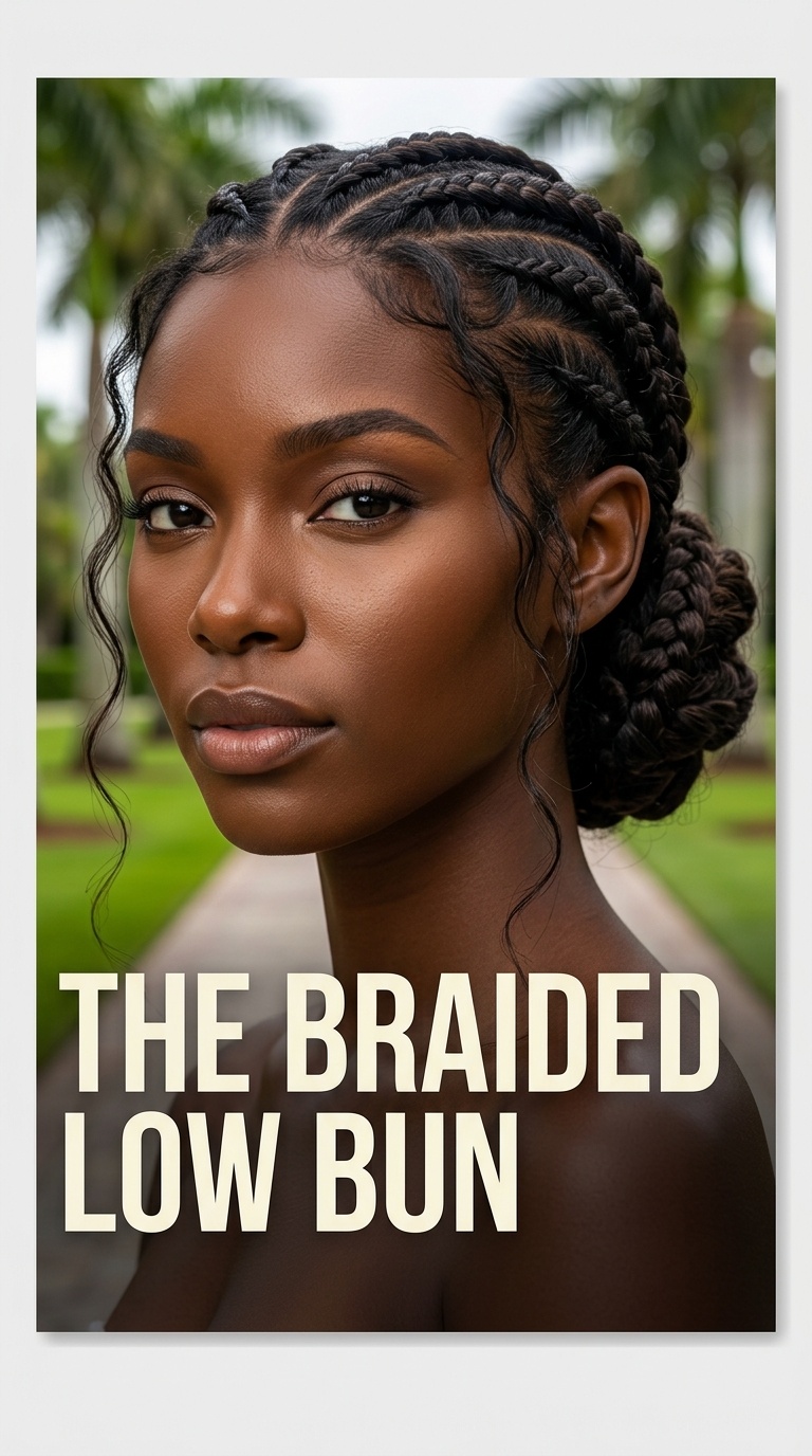 The Braided Low Bun
