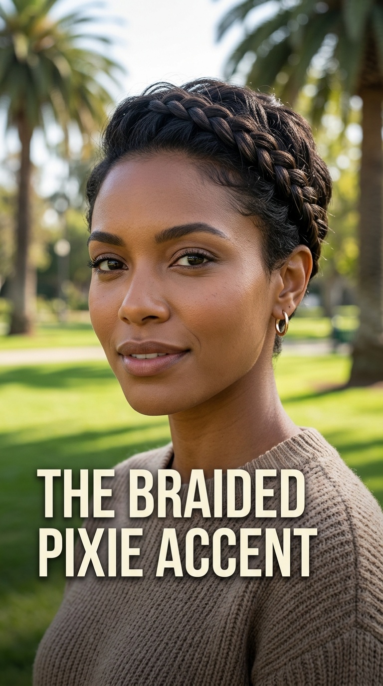The Braided Pixie Accent