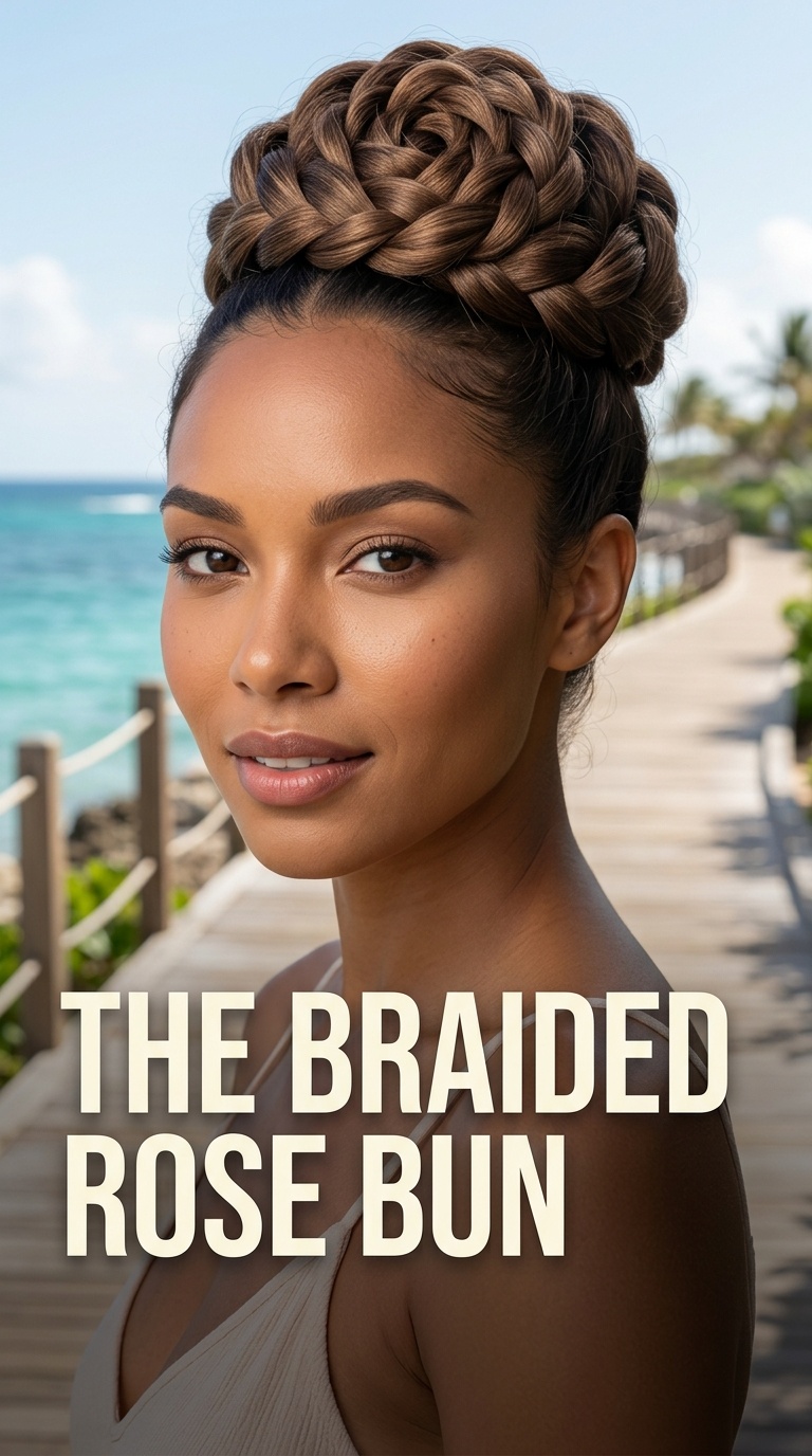The Braided Rose Bun