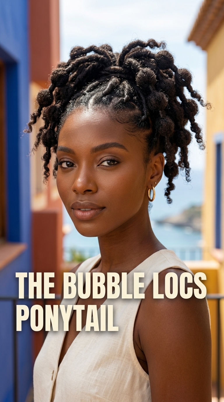 The Bubble Locs Ponytail