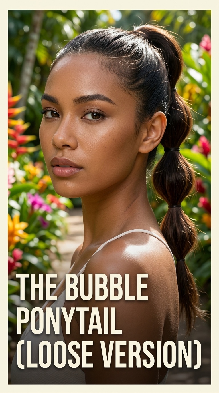 The Bubble Ponytail (Loose Version)