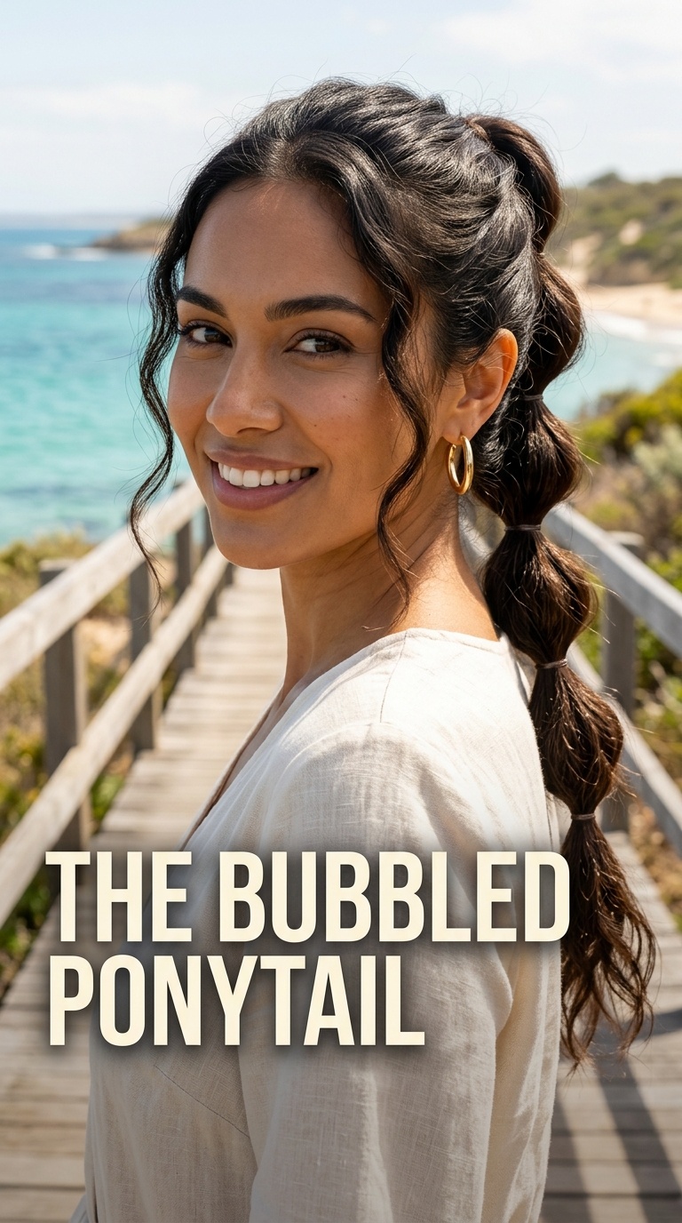 The Bubbled Ponytail