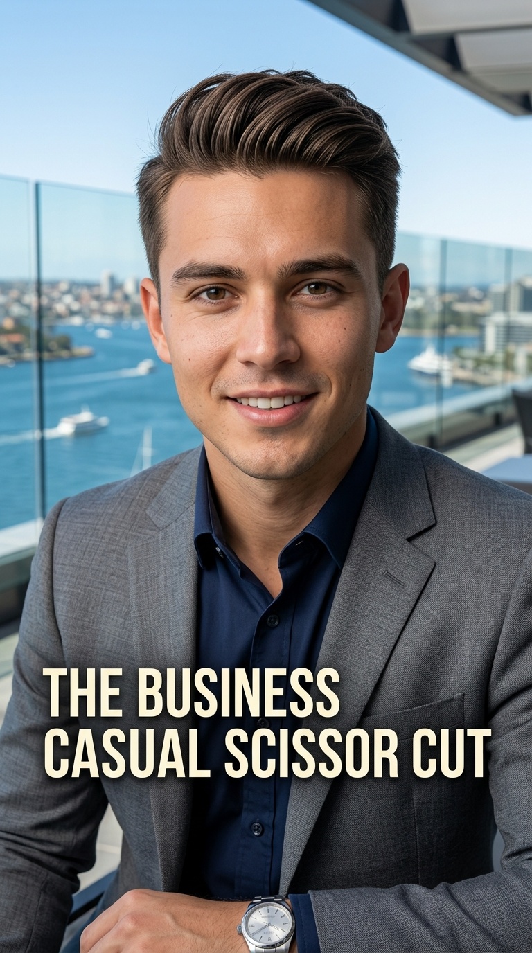 The Business Casual Scissor Cut
