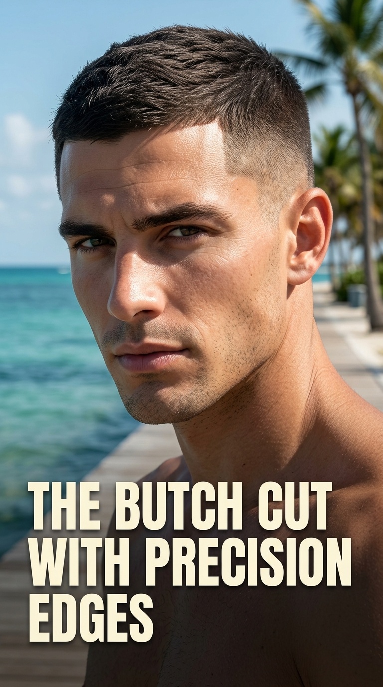 The Butch Cut with Precision Edges