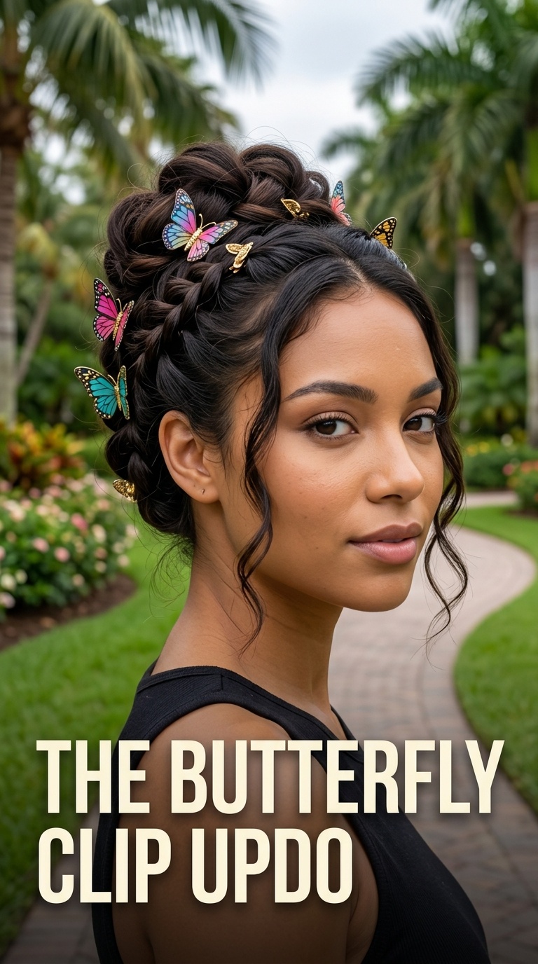 The Butterfly Clip Updo