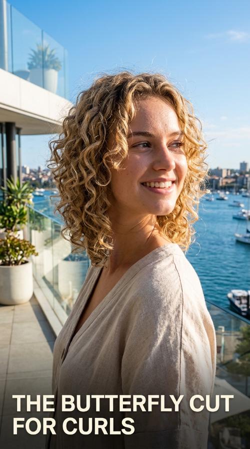 The Butterfly Cut for Curls