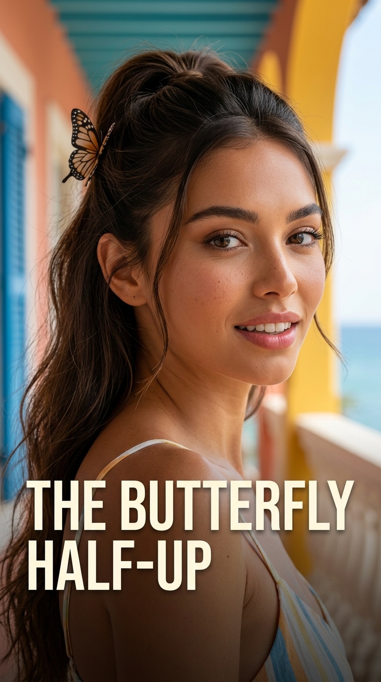 The Butterfly Half-Up