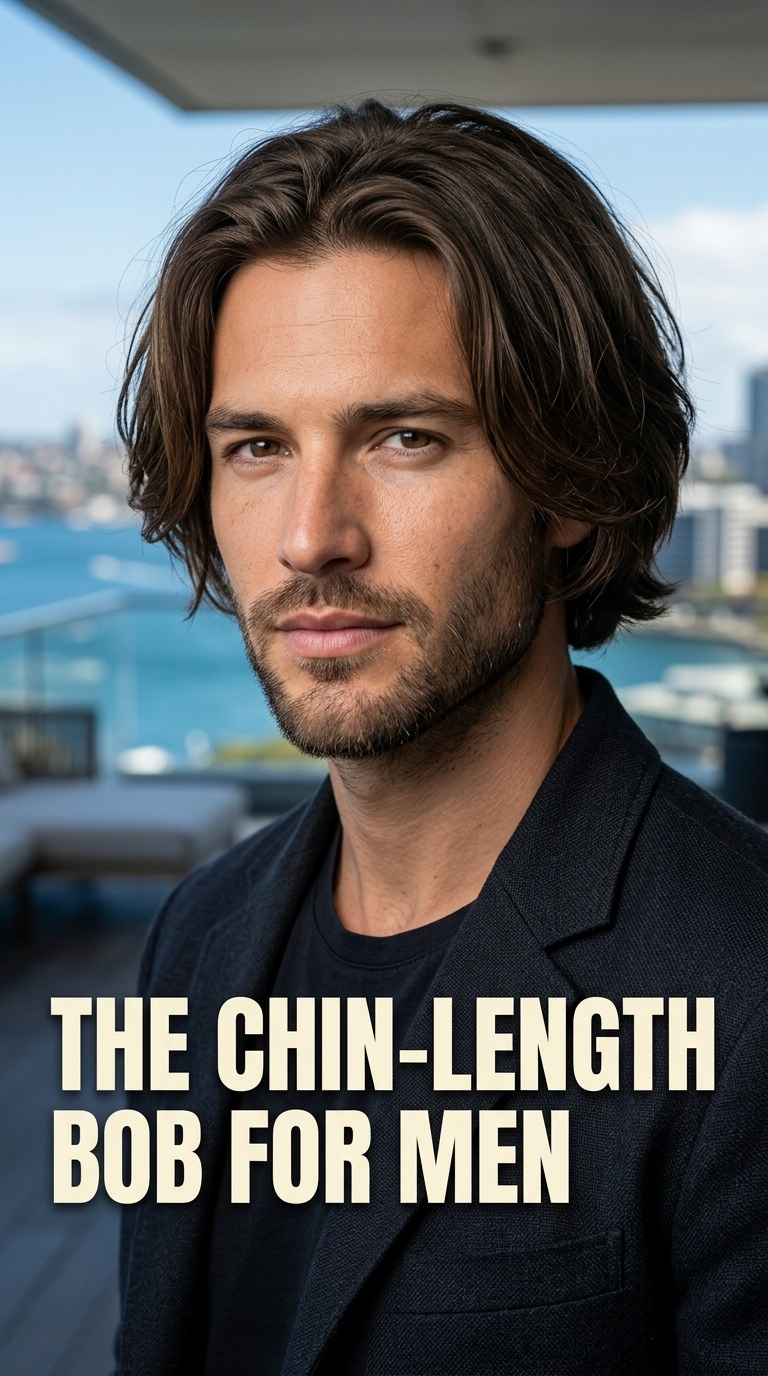 The Chin-Length Bob for Men