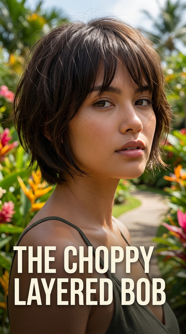 The Choppy Layered Bob