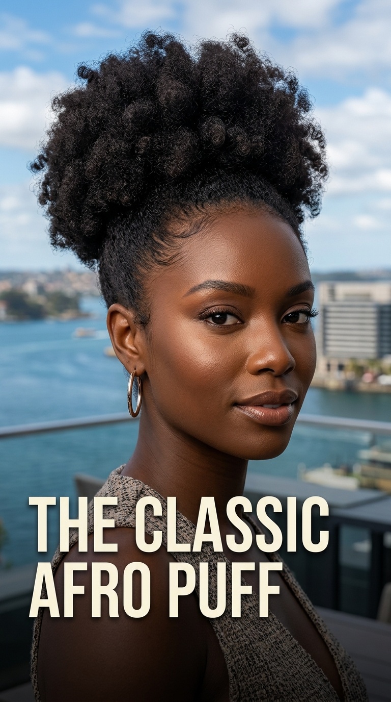The Classic Afro Puff