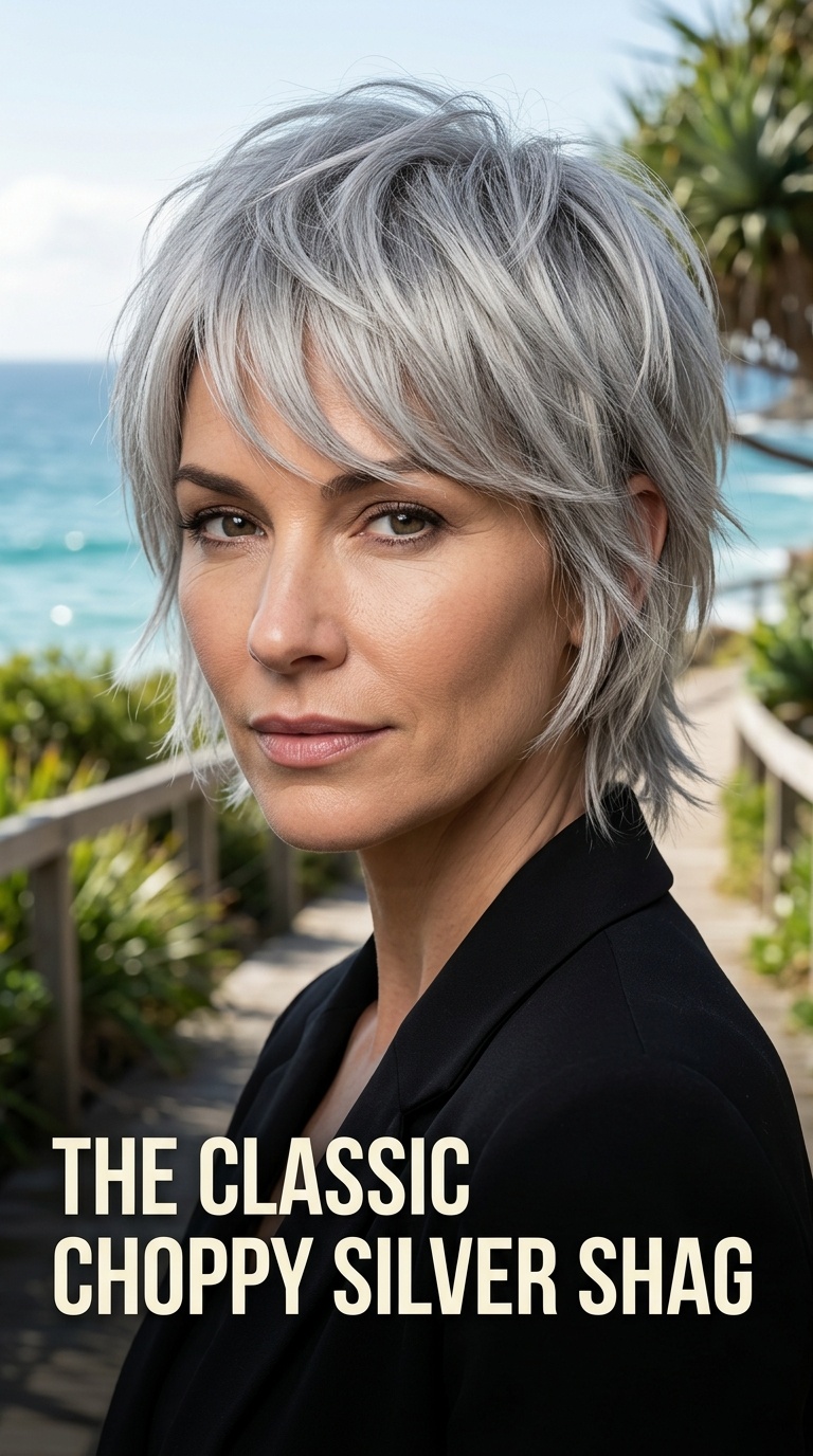 The Classic Choppy Silver Shag