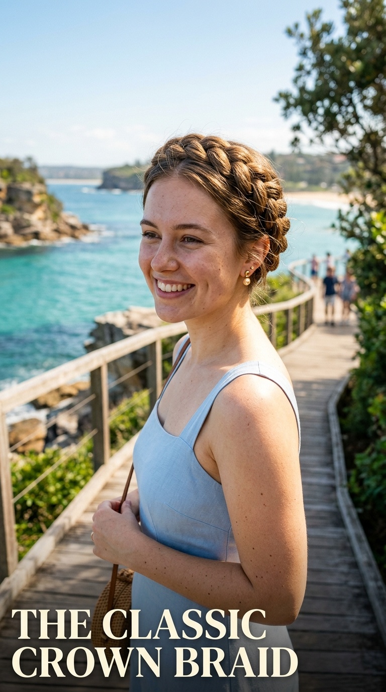 The Classic Crown Braid