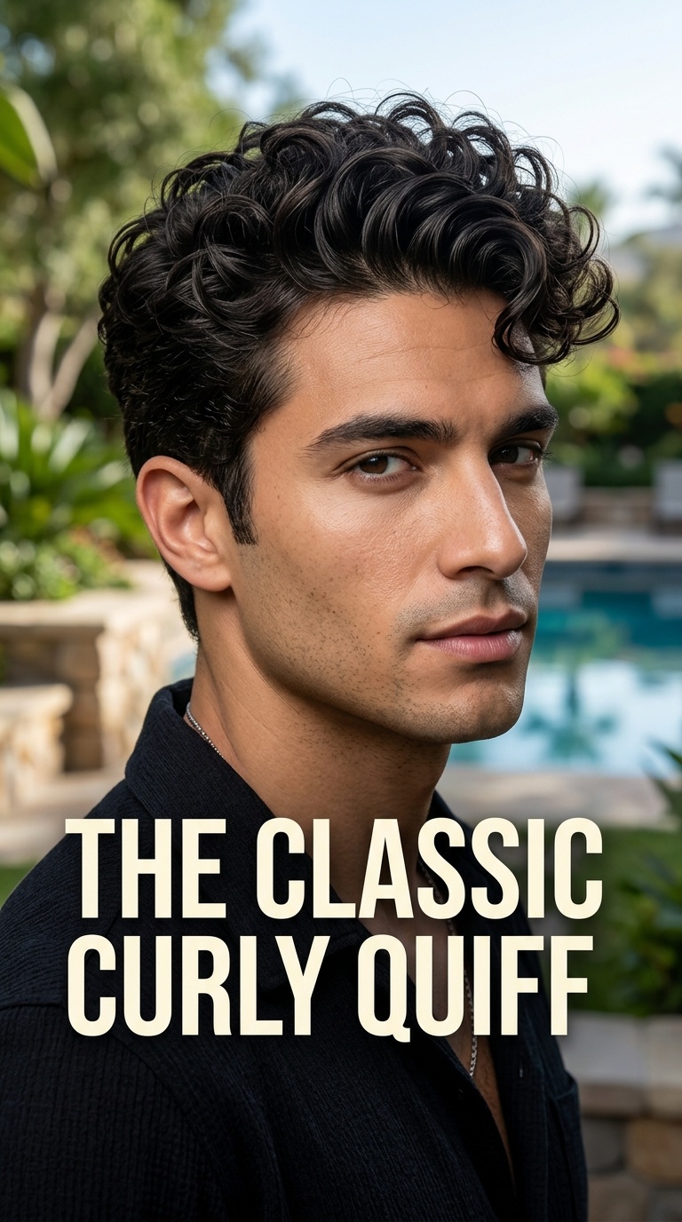 The Classic Curly Quiff
