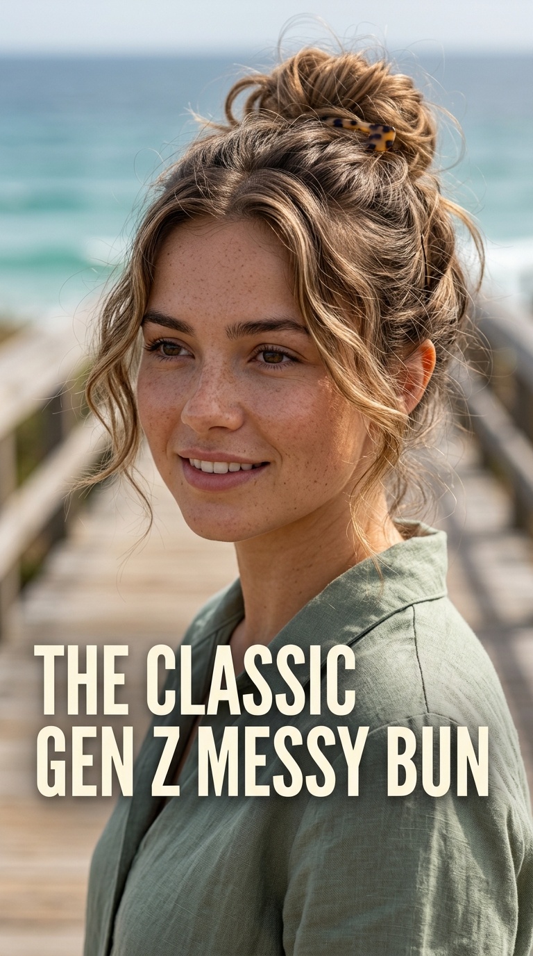 The Classic Gen Z Messy Bun