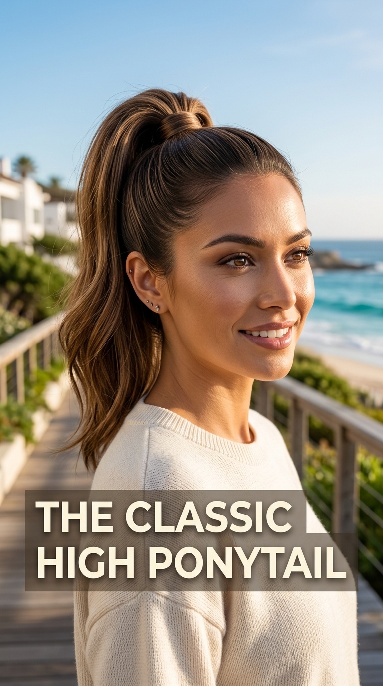 The Classic High Ponytail