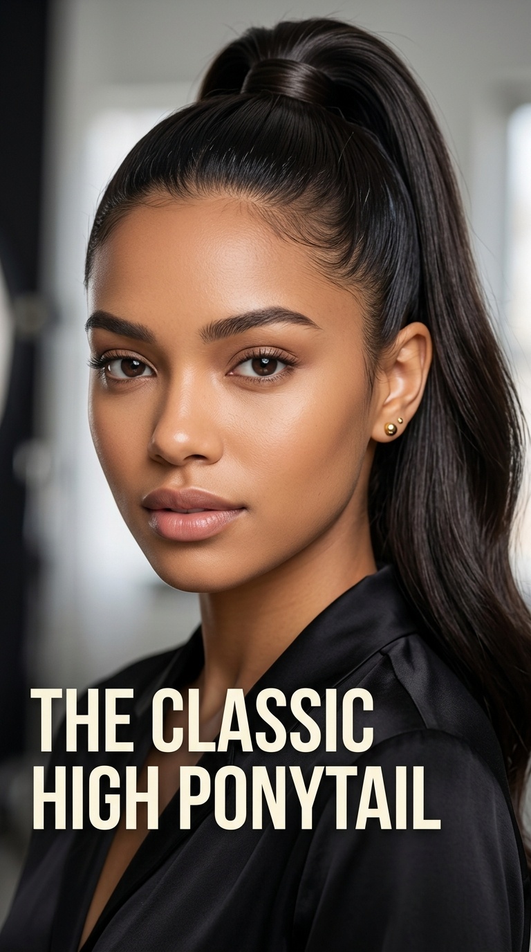 The Classic High Ponytail