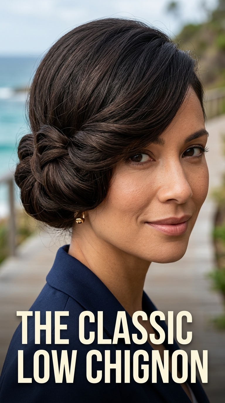 The Classic Low Chignon