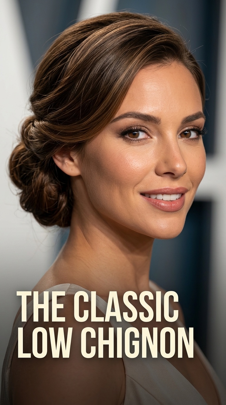 The Classic Low Chignon
