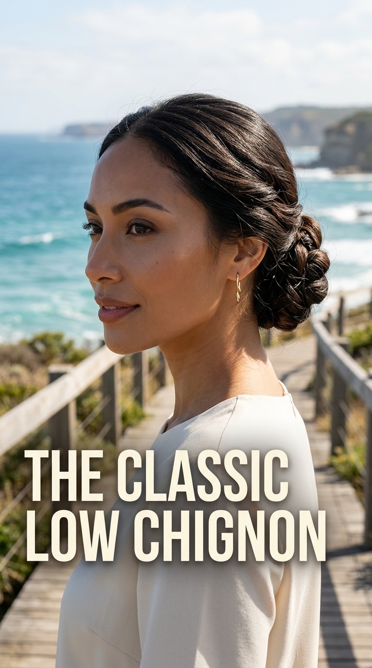 The Classic Low Chignon
