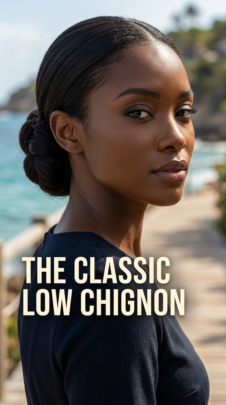 The Classic Low Chignon
