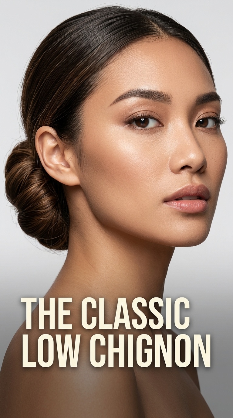 The Classic Low Chignon