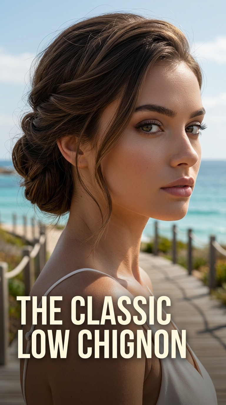 The Classic Low Chignon
