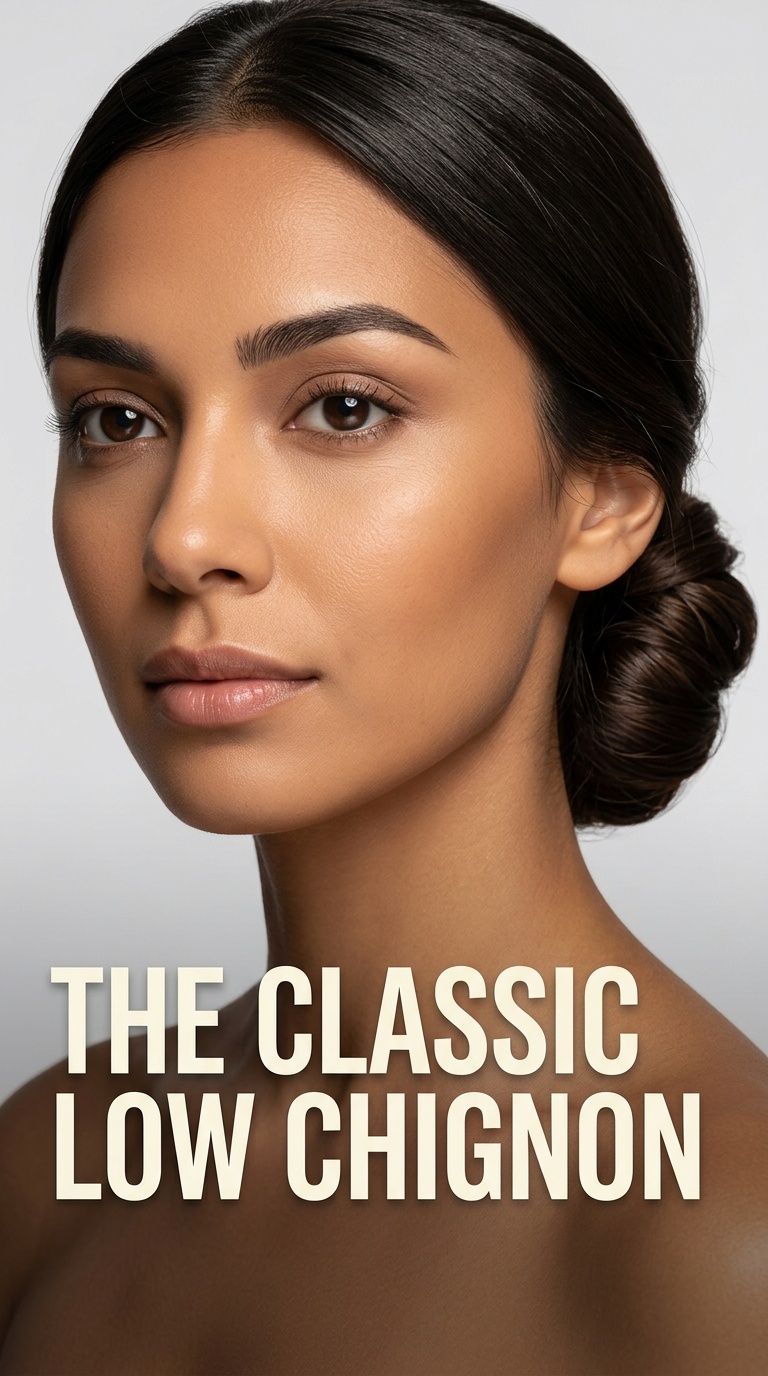 The Classic Low Chignon