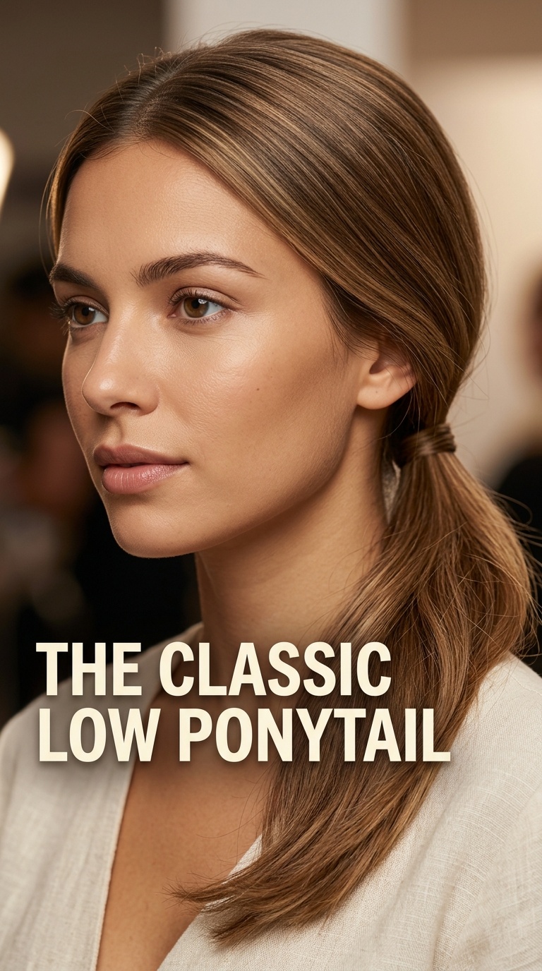 The Classic Low Ponytail